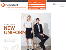Tablet Screenshot of branded.net.au